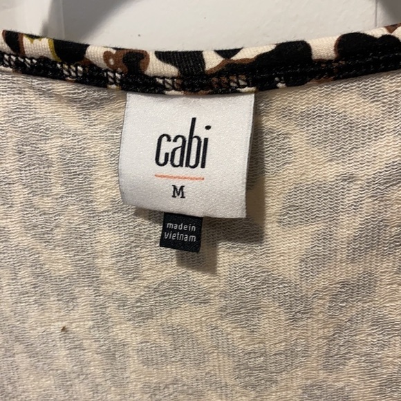 Cabi Knotty Spotty Tank EUC Leopard - Picture 5 of 11